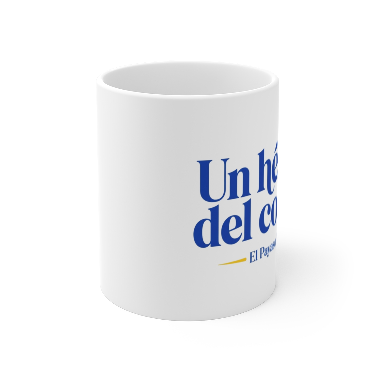 El Payaso Plim Plim "Un héroe del corazón" White Mug - Official mugs merchandise