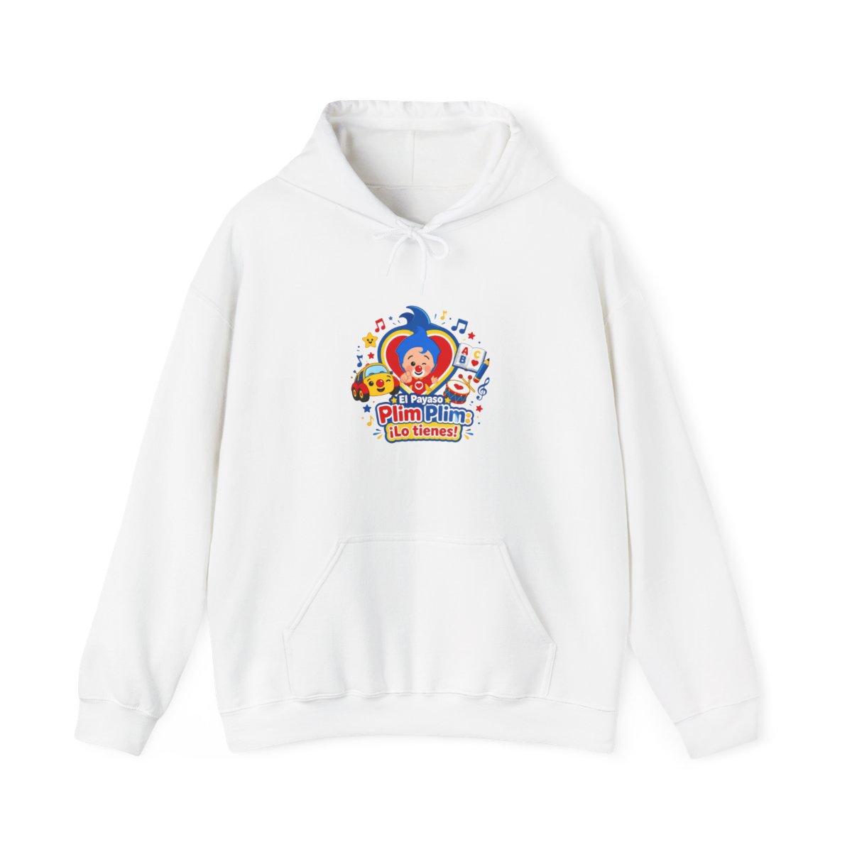 El Payaso Plim Plim "s wheels and musical notes that symbolize the show" Hoodie - Official hoodies merchandise