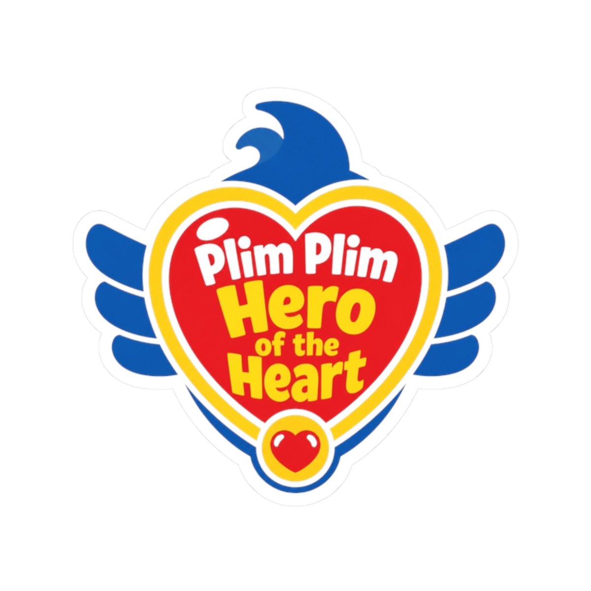 El Payaso Plim Plim "s series. A minimalist badge design inspired by the show" Sticker - Official stickers merchandise