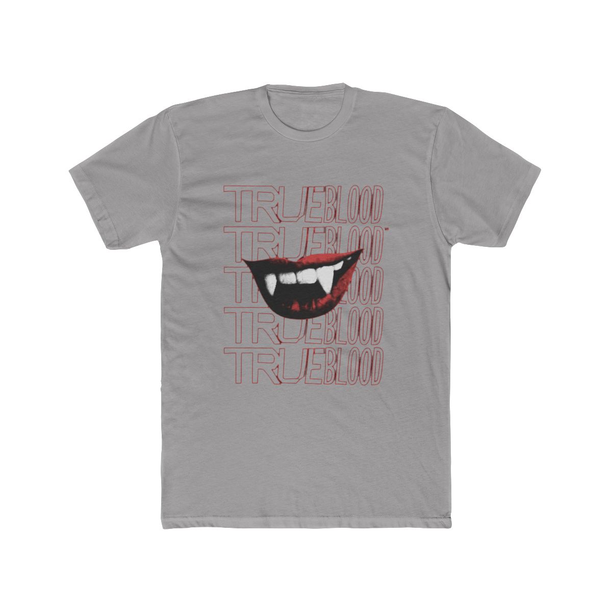 True Blood High-Waisted T-Shirt Vampire Fangs El Payaso Plim Plim - Official t-shirts merchandise