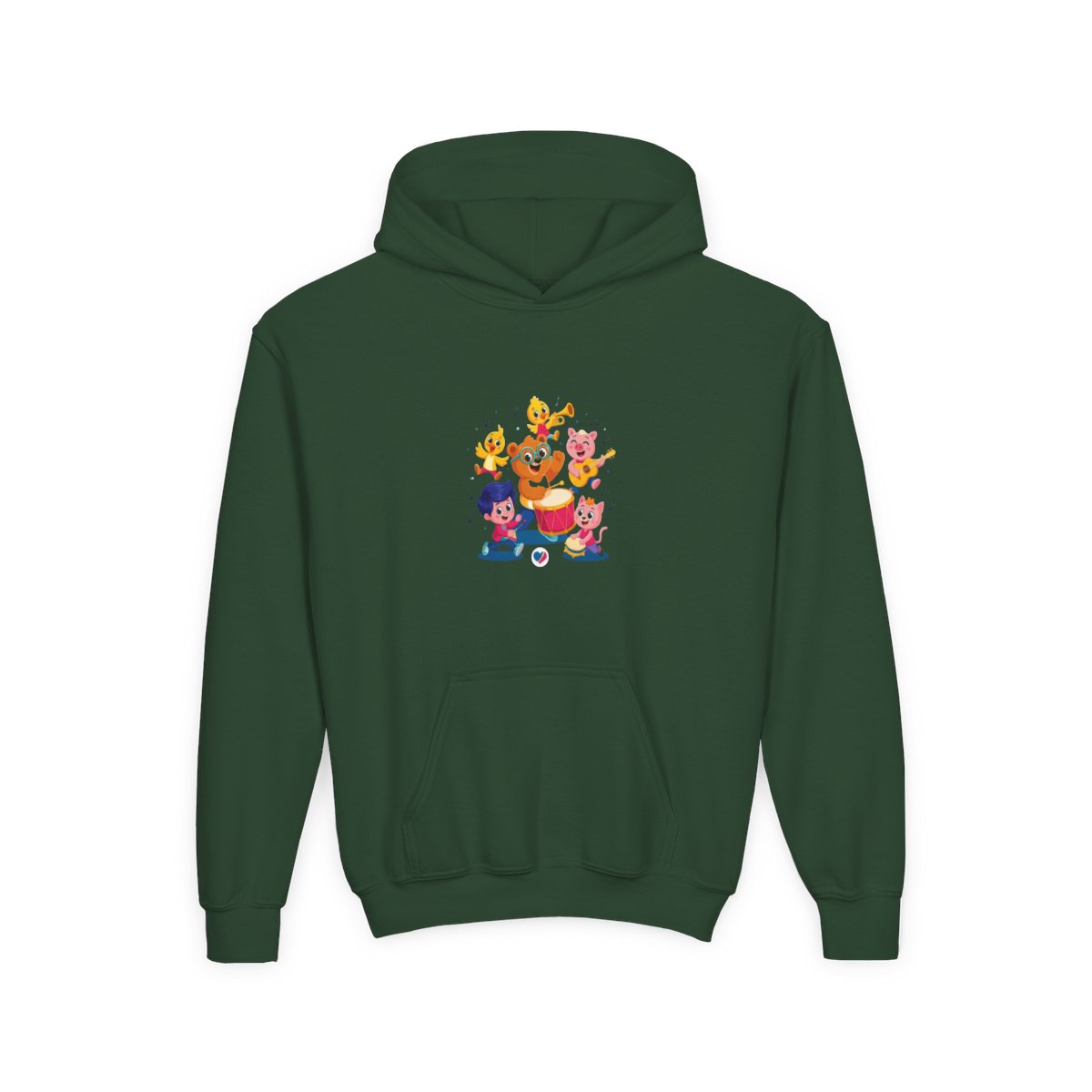 Kids Plim Plim the clown Kids Hoodie | El Payaso Plim Plim - alternate angle 3, merchandise